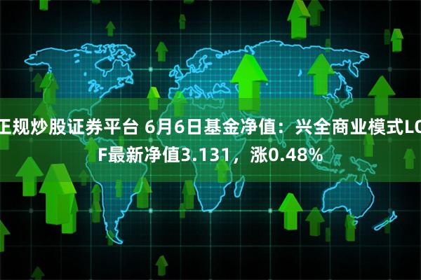 正规炒股证券平台 6月6日基金净值：兴全商业模式LOF最新净值3.131，涨0.48%