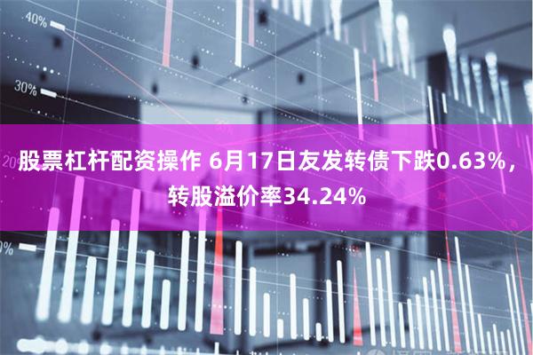 股票杠杆配资操作 6月17日友发转债下跌0.63%，转股溢价率34.24%