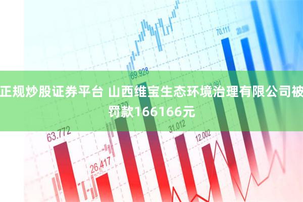 正规炒股证券平台 山西维宝生态环境治理有限公司被罚款166166元