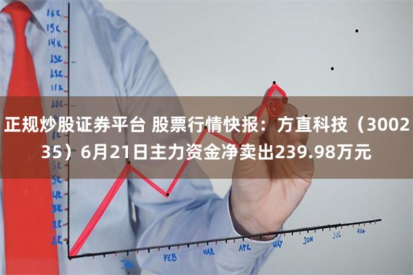 正规炒股证券平台 股票行情快报：方直科技（300235）6月21日主力资金净卖出239.98万元