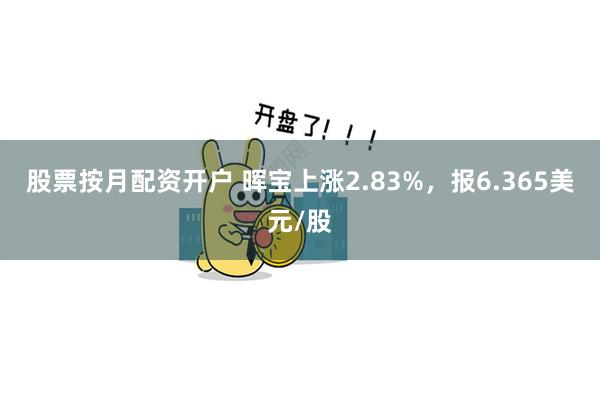 股票按月配资开户 晖宝上涨2.83%，报6.365美元/股