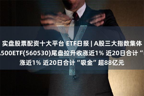 实盘股票配资十大平台 ETF日报 | A股三大指数集体收涨 摩根中证A500ETF(560530)尾盘拉升收涨近1% 近20日合计“吸金”超88亿元