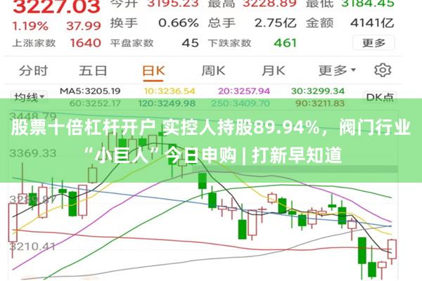 股票十倍杠杆开户 实控人持股89.94%，阀门行业“小巨人”今日申购 | 打新早知道